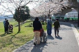 4月桜花見・おやつレク