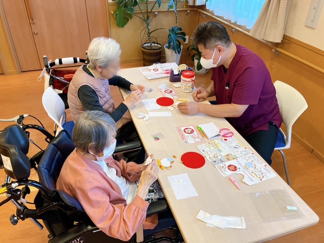 12月ブログ干支飾り作り